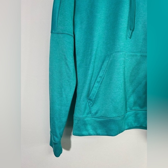 Adidas Women's Small Teal Pullover Classic Kangaroo Pocket Hoodie - Picture 8 of 10